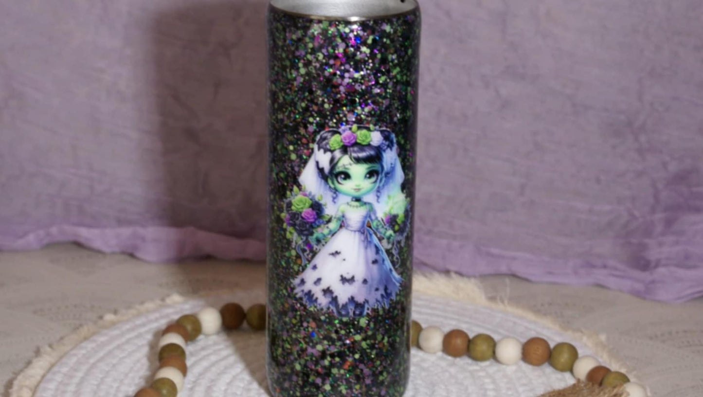 21-20oz Spooky Bride and Groom Tumbler