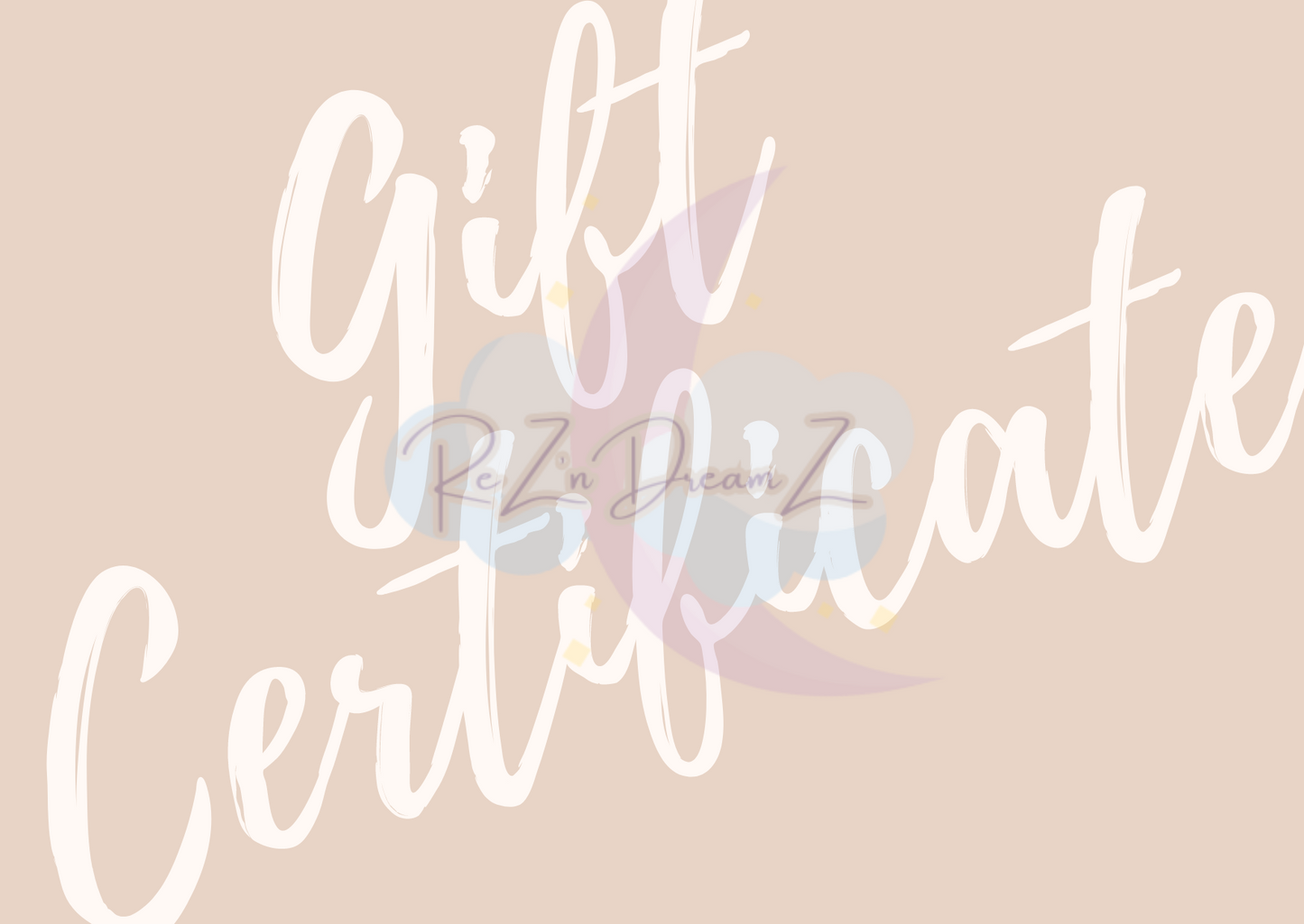 ReZ'nDreamZ Gift Card