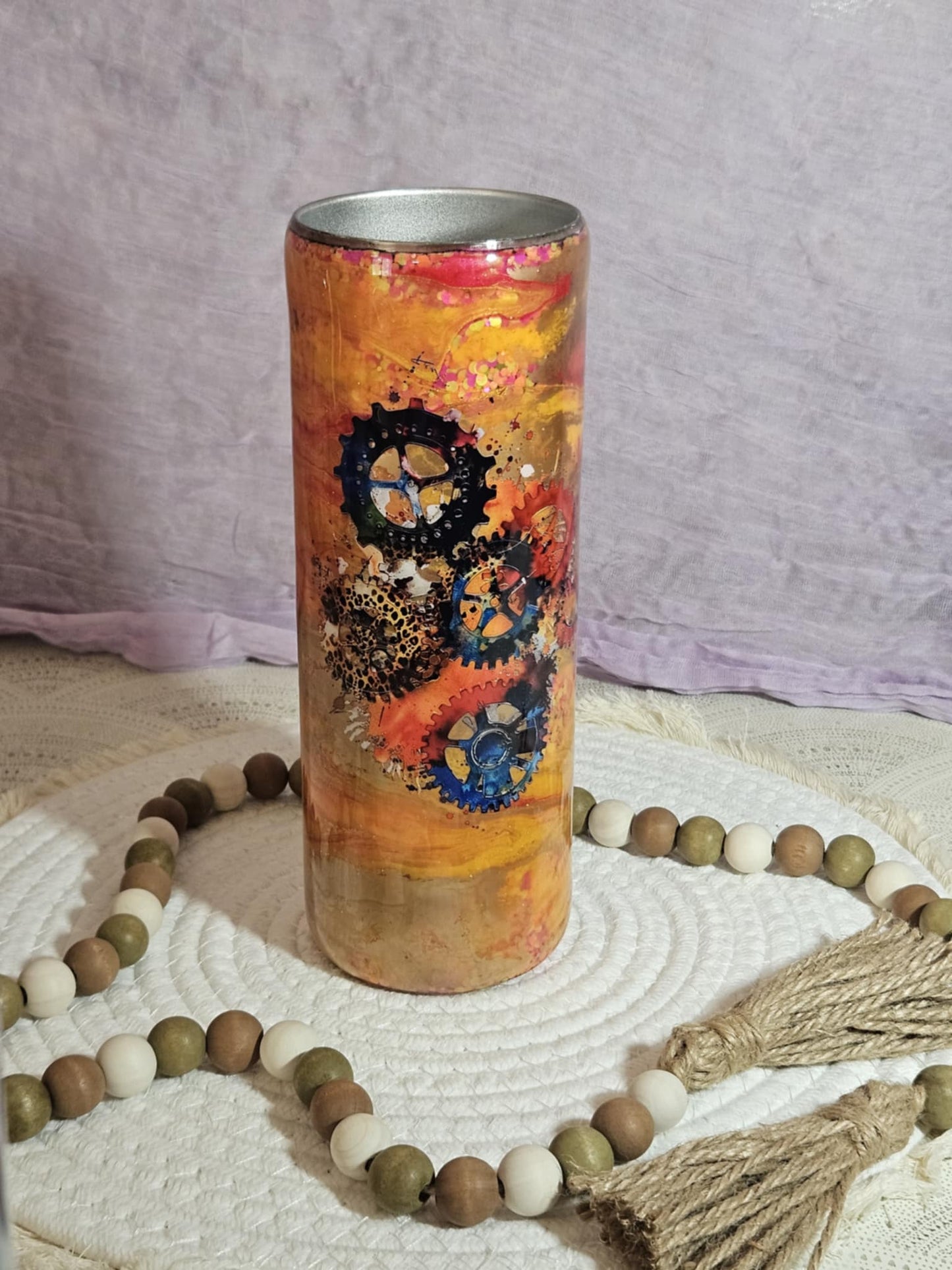 15-20oz Orange Steampunk