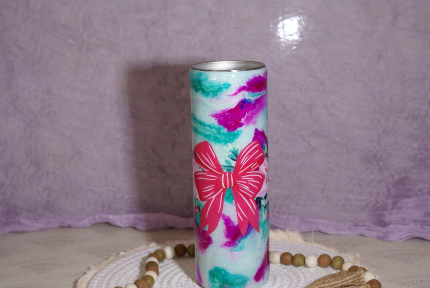 26-30oz Christmas Bow Tumbler