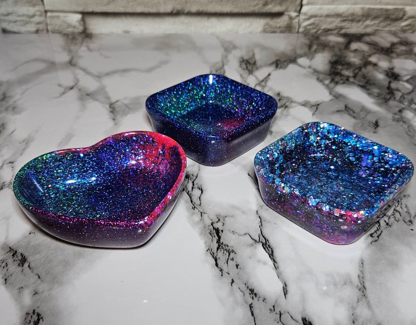 Square and Heart Jewelry Dishes, Gift