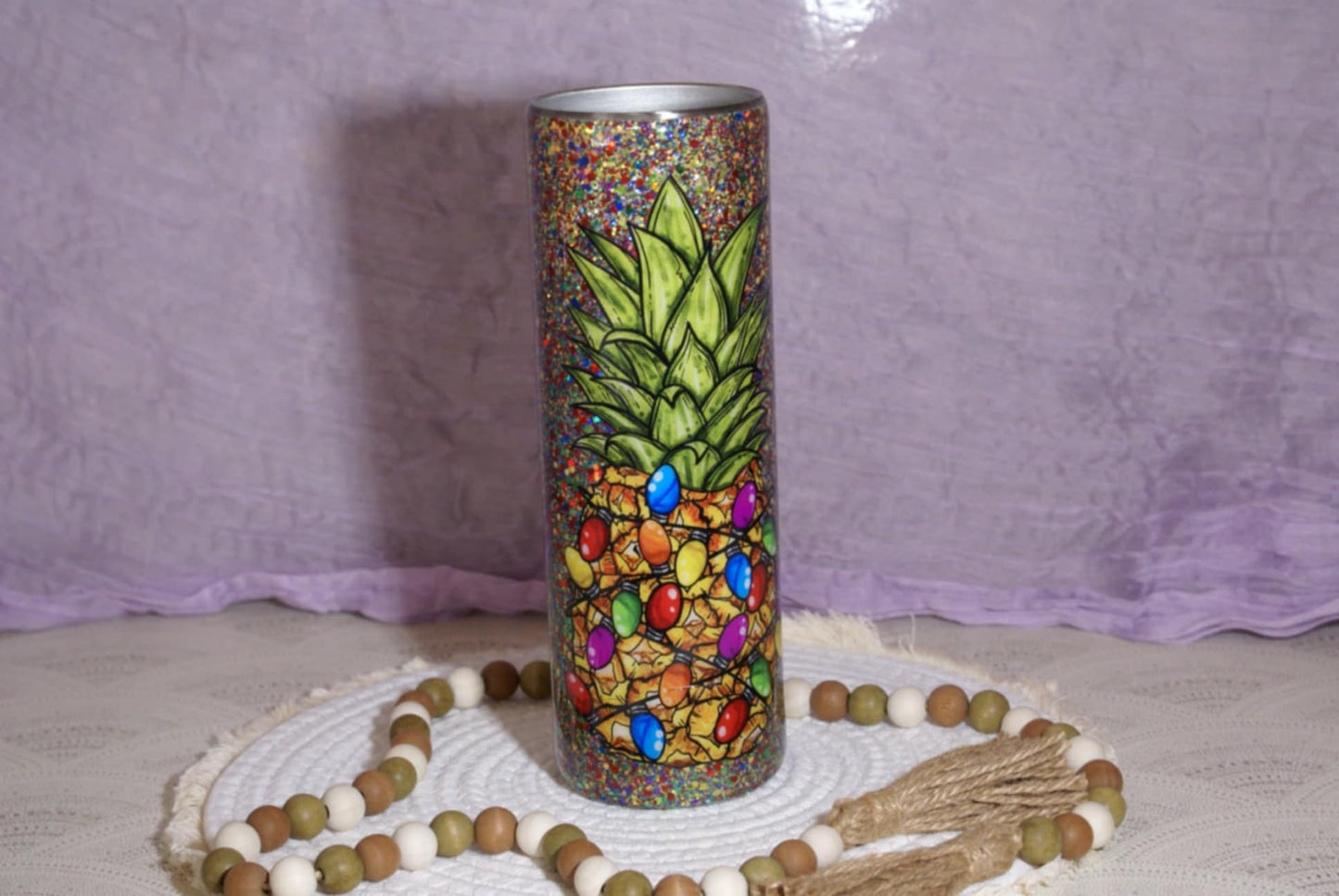 36-30oz Pineapple Christmas Tumbler